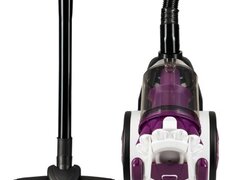 Aspirator fara sac Hausberg HB-2010 Multi-Cyclone Vacuum Cleaner, 3L, 700W, 79dB, Alb/Magenta